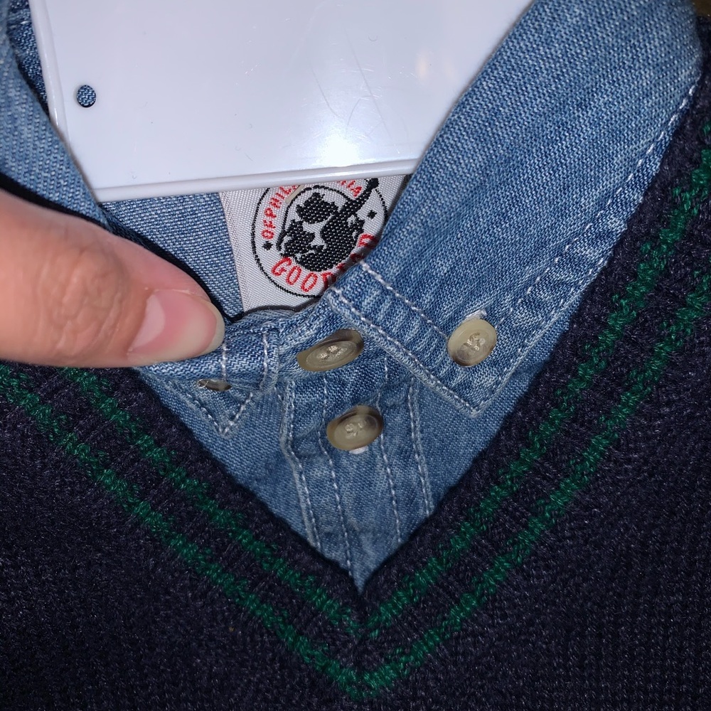 Boys “Goodlad” Christmas sweater vest outfit - Picture 3 of 6